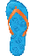 blauer Flipflop